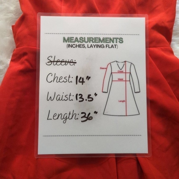 Adelyn Rae Womens Fit and Flare Dress Red S NWT - Picture 10 of 11